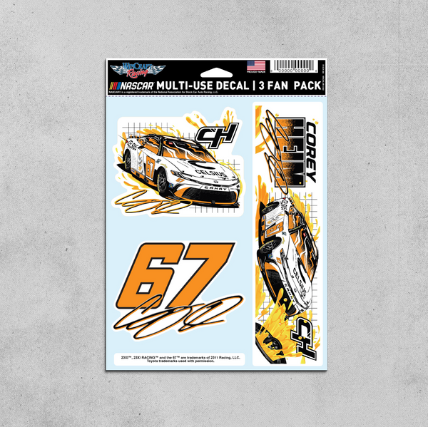Corey Heim Celsius Sticker Pack