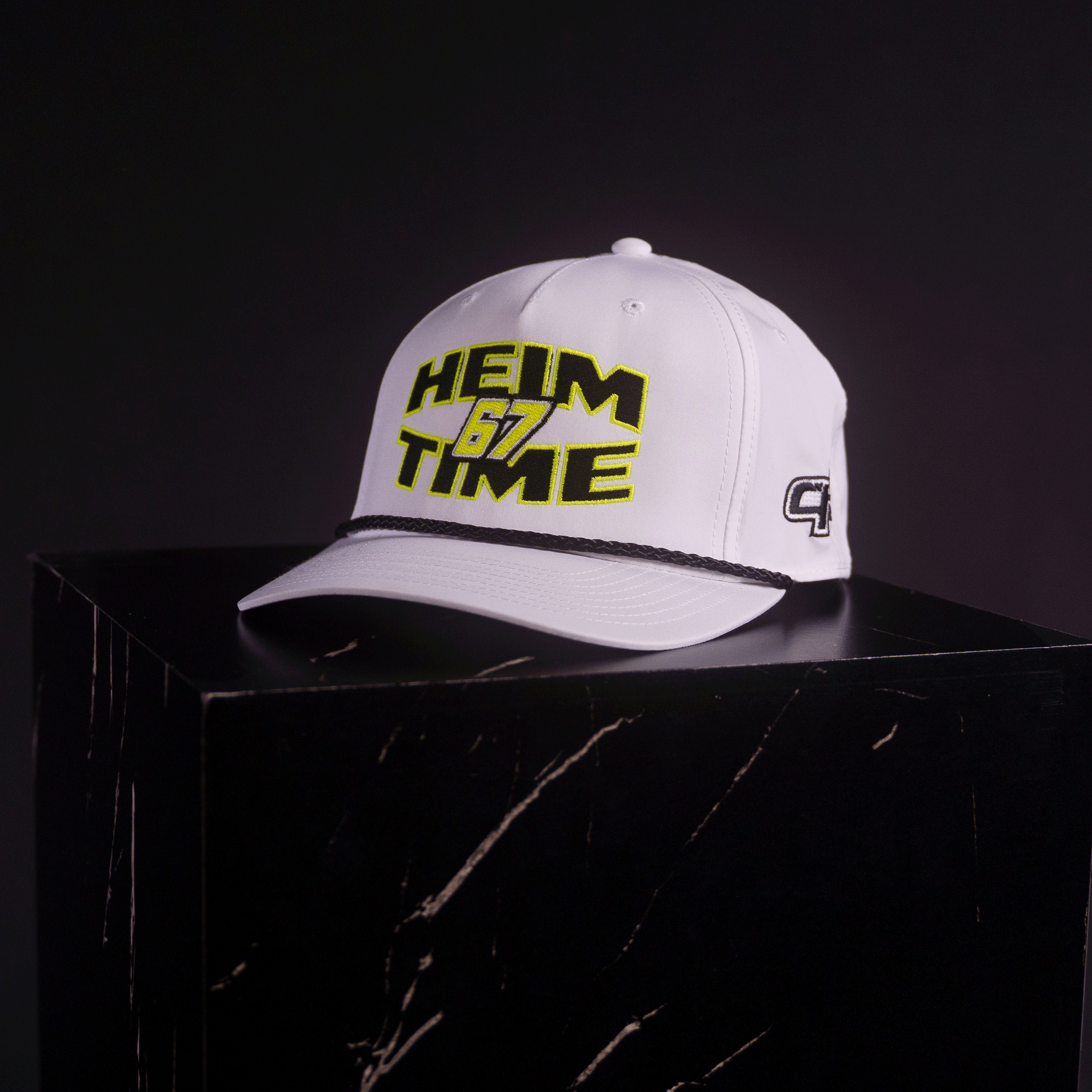 KEIMEN ×TGM HAT Heim Time Snapback Hat (White) – Corey Heim