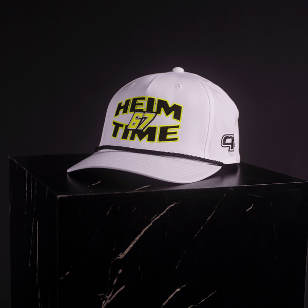 Heim Time Snapback Hat (White)