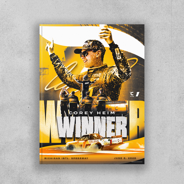 Autographed Michigan Win Poster (Sold Out)