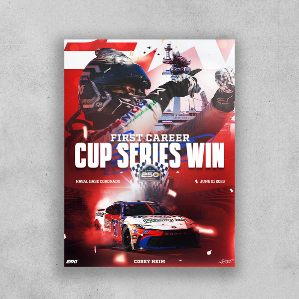 San Diego Autographed First Win Poster (PRE-ORDER)