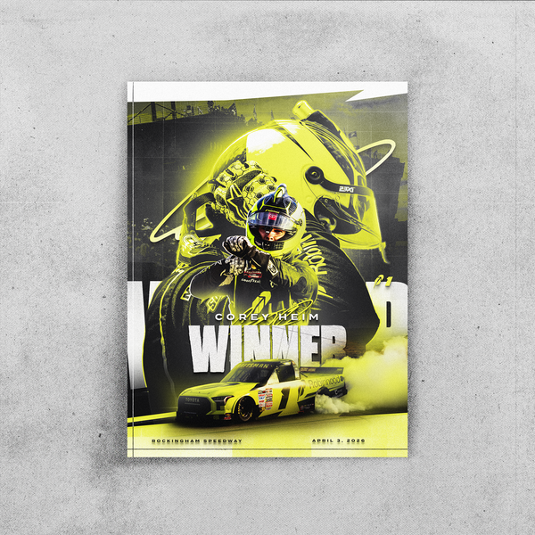 Autographed Rockingham Win Poster (Sold Out)
